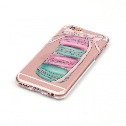 Skal För iPhone 6 / 6S Transparenta Gourmetmacarons