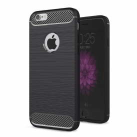 Skal För iPhone 6 Plus / 6S Plus Borstad Kolfiber