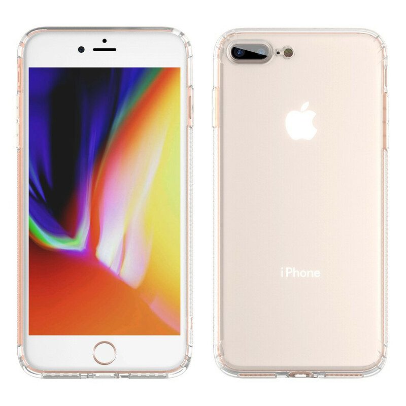 Skal För iPhone 8 Plus / 7 Plus Transparenta Leeu Skyddskuddar