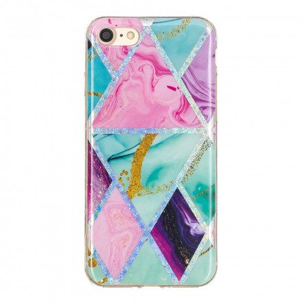 Skal För iPhone SE 3 / SE 2 / 8 / 7 Glitter Design Marble