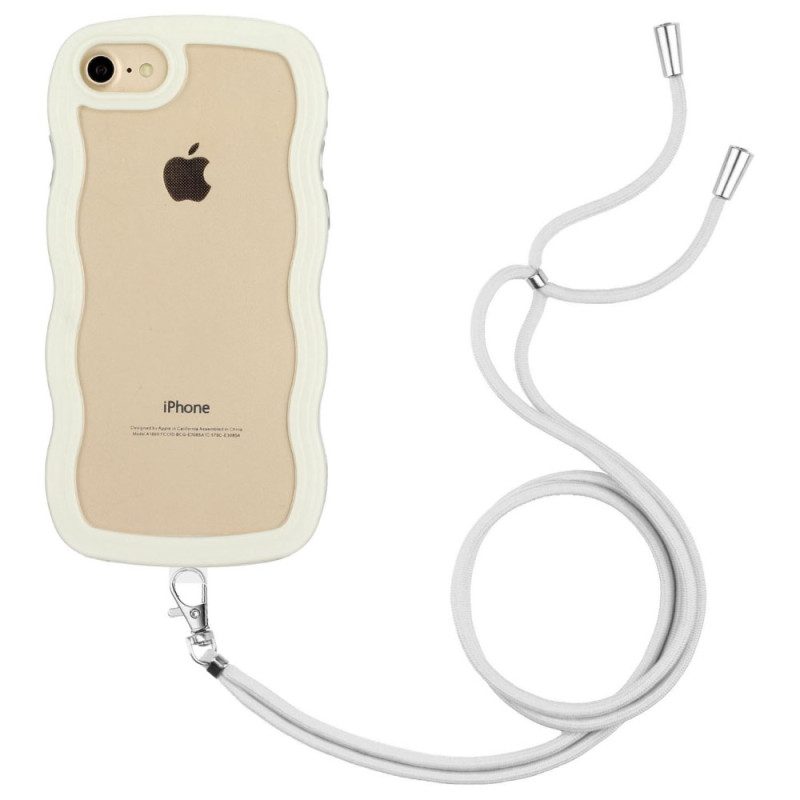 Skal För iPhone SE 3 / SE 2 / 8 / 7 Med Snodd Wave Drawstring