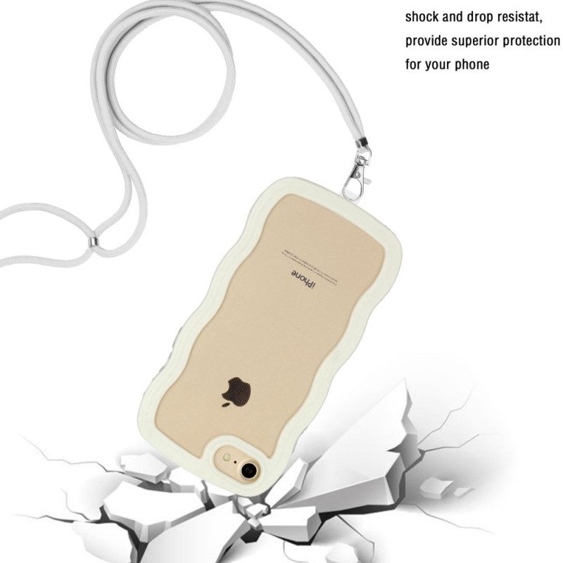 Skal För iPhone SE 3 / SE 2 / 8 / 7 Med Snodd Wave Drawstring