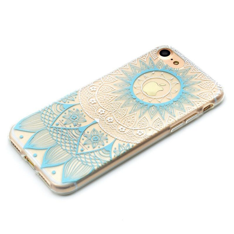 Skal För iPhone SE 3 / SE 2 / 8 / 7 Transparent Färgad Mandala