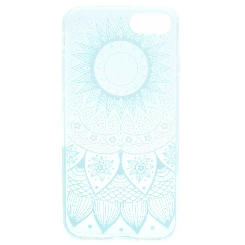 Skal För iPhone SE 3 / SE 2 / 8 / 7 Transparent Färgad Mandala