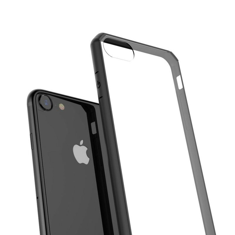 Skal För iPhone SE 3 / SE 2 / 8 / 7 Transparenta Färgade Kanter