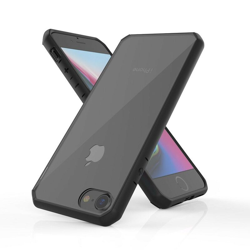 Skal För iPhone SE 3 / SE 2 / 8 / 7 Transparenta Färgade Kanter