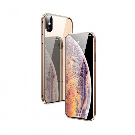 Skal För iPhone X / XS Härdat Glas Fram Och Bak