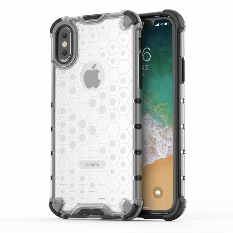 Skal För iPhone X / XS Honeycomb Style