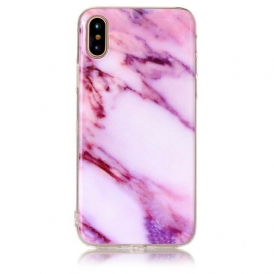 Skal För iPhone X / XS Marmor