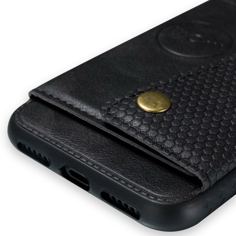 Skal För iPhone X / XS Plånboksfodral Snap-plånbok