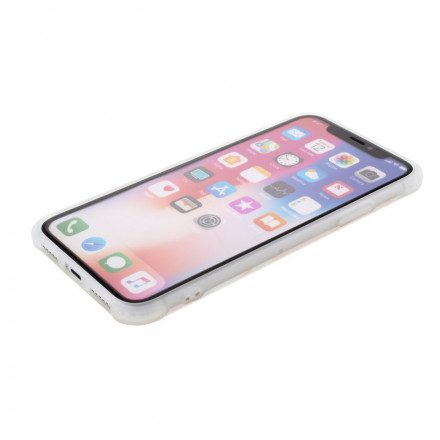 Skal För iPhone X / XS Plinkande Geometrisk Marmor