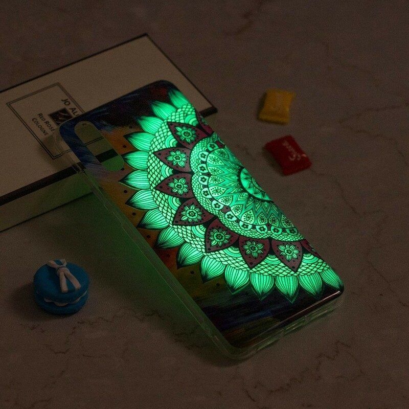 Skal För iPhone XR Fluorescerande Färgglada Mandala