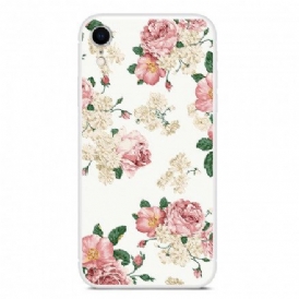 Skal För iPhone XR Frihetsblommor