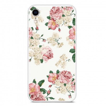 Skal För iPhone XR Frihetsblommor