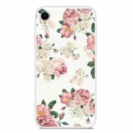 Skal För iPhone XR Gamla Blommor