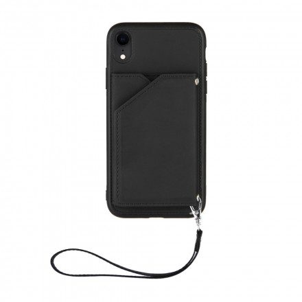 Skal För iPhone XR Multi-card Support Hands-free Och Lanyard