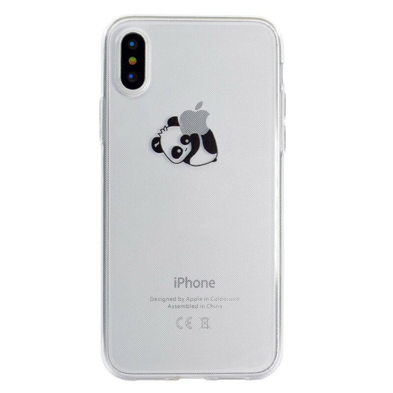 Skal För iPhone XR Panda-logospel