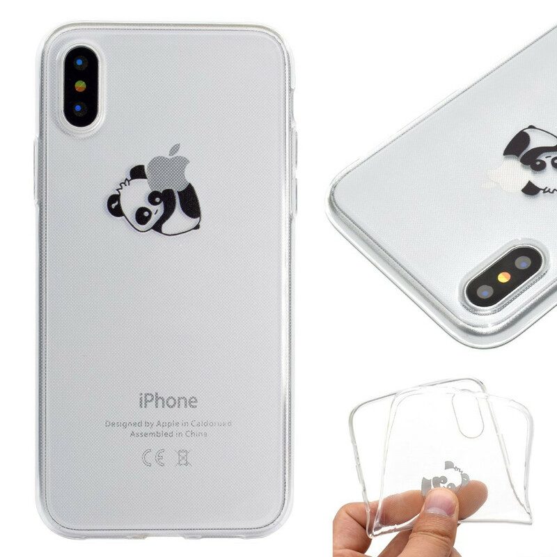 Skal För iPhone XR Panda-logospel