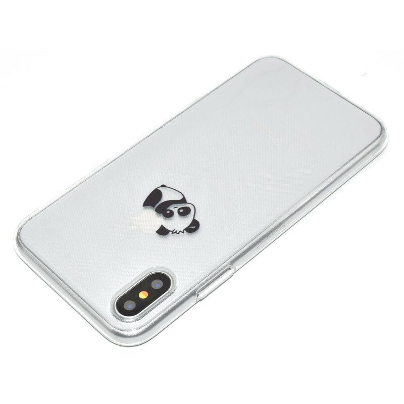 Skal För iPhone XR Panda-logospel