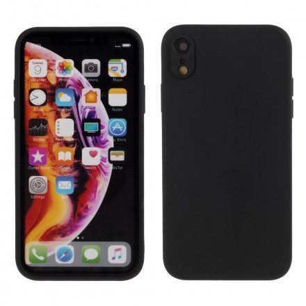 Skal För iPhone XR Silikonmatta Ren Färg