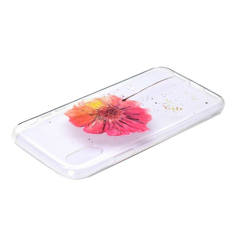 Skal För iPhone XR Sömlöst Blommönster I Akvarell