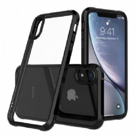 Skal För iPhone XR Transparenta Leeu Skyddskuddar