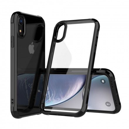 Skal För iPhone XR Transparenta Leeu Skyddskuddar