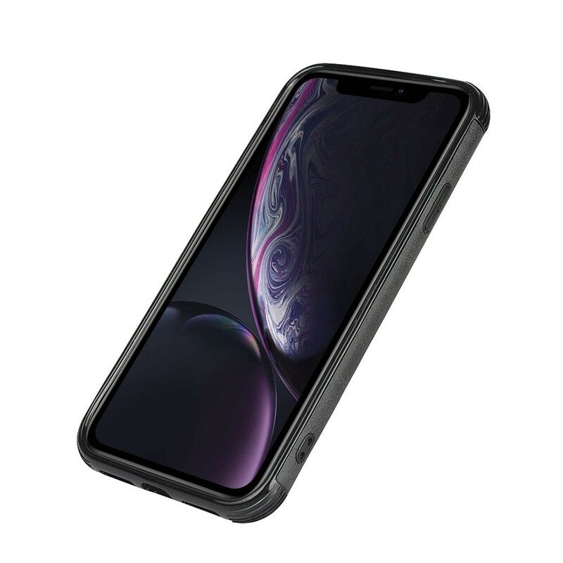 Skal För iPhone XR Tvåfärgad Dubbelkorthållare