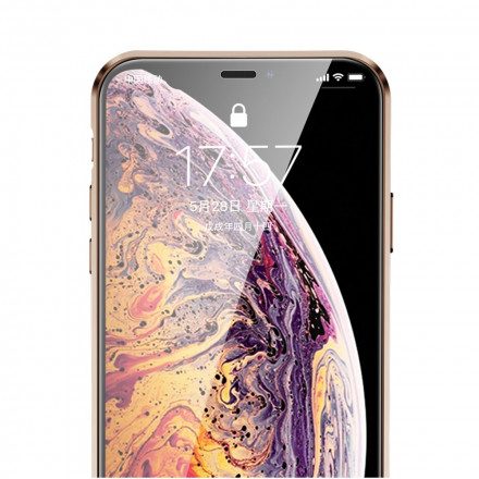 Skal För iPhone XS Max Härdat Glas Fram Och Bak