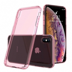 Skal För iPhone XS Max Transparenta Leeu Skyddskuddar