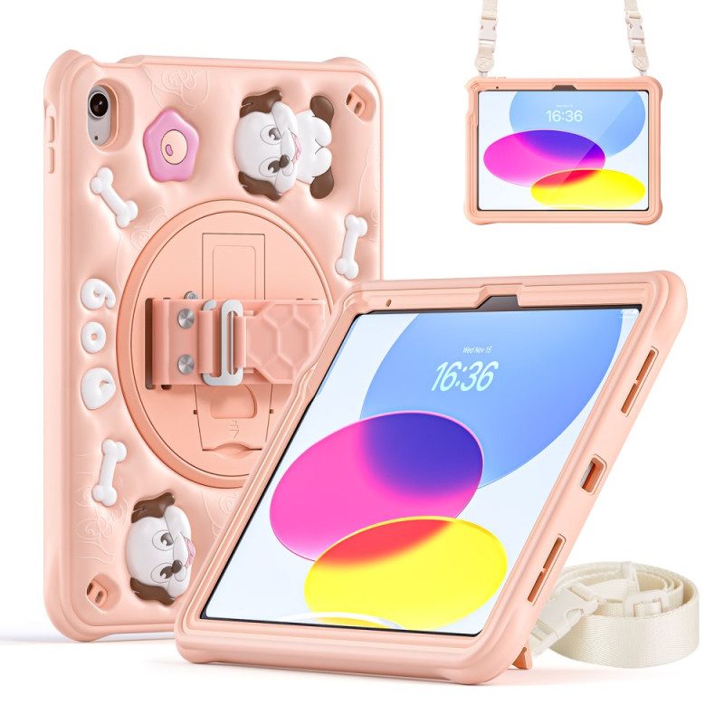 Skal iPad (2025) Axelrem Och Stativ För Hund För Barn