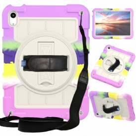 Skal iPad (2025) Robust Roterande Rem Och Stativ