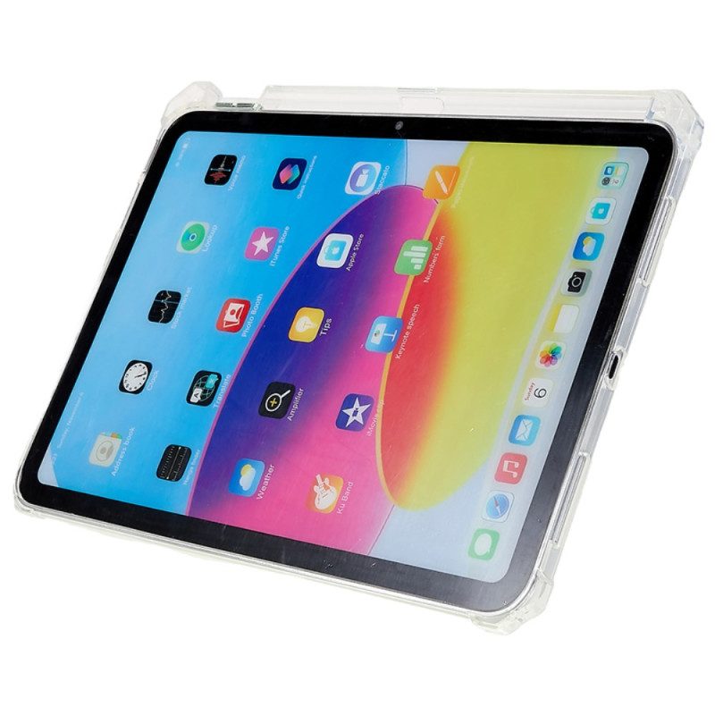 Skal iPad (2025) Telefonfodral Transparent Stötsäkert Stativ Och Skydd