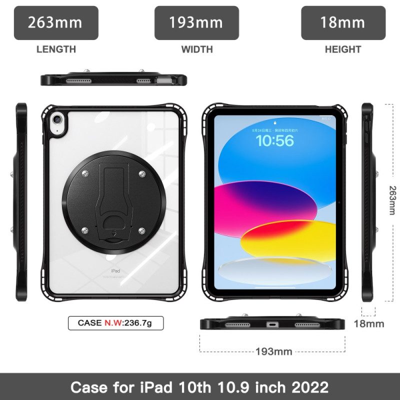Skal iPad (2025) Transparent Integrerat Stativ