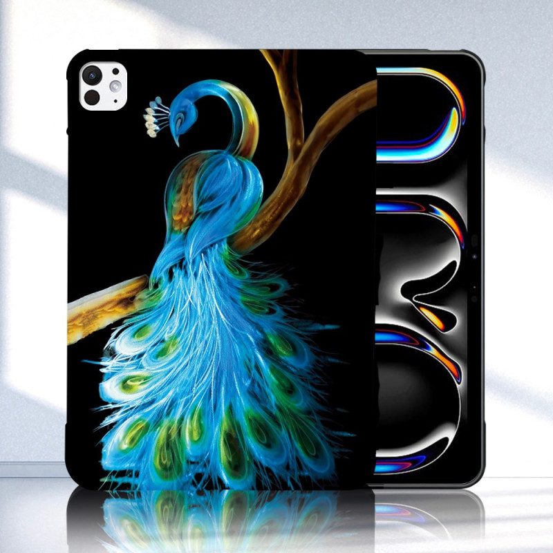 Skal iPad Pro 13 (2025) Påfågeldesign