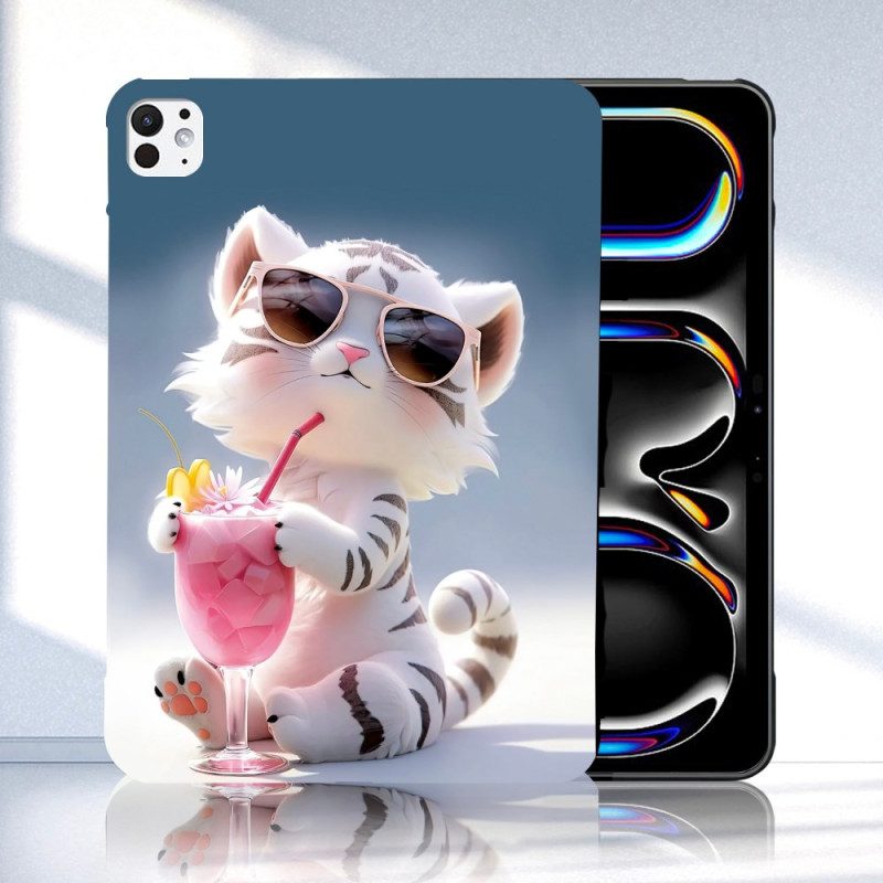Skal iPad Pro 13 (2025) Tecknad Tiger