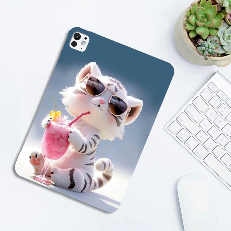 Skal iPad Pro 13 (2025) Tecknad Tiger