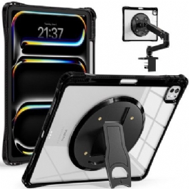 Skal iPad Pro 13 (2025) Telefonfodral Transparent Med Stativ