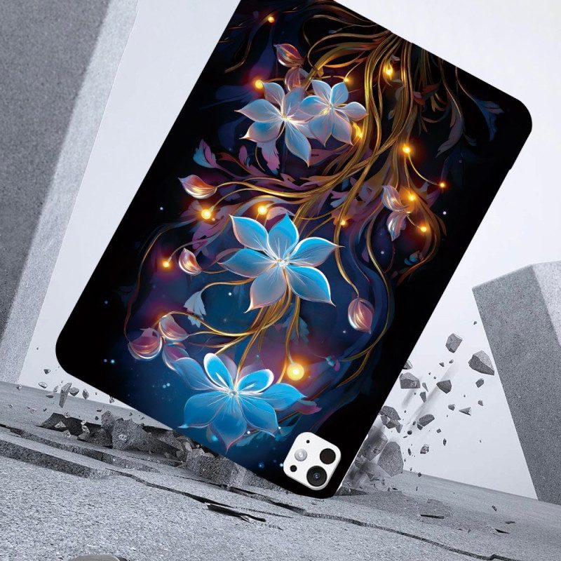 Skal iPad Pro 13 (2025) Telefonfodral Upplysta Blommor