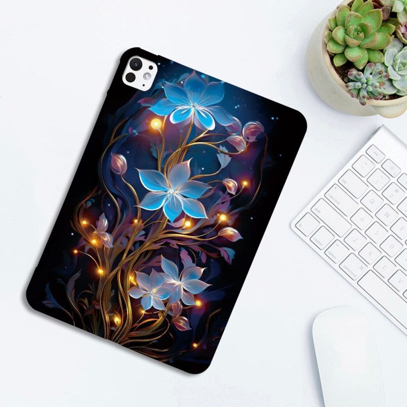 Skal iPad Pro 13 (2025) Telefonfodral Upplysta Blommor