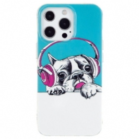 Skal iPhone 15 Pro Max Fluorescerande Hund