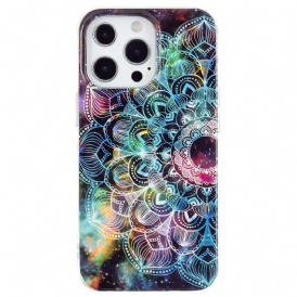 Skal iPhone 15 Pro Max Fluorescerande Mandala