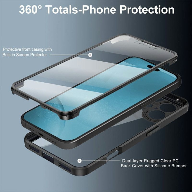 Skal iPhone 17 360-gradersskydd Genomskinlig