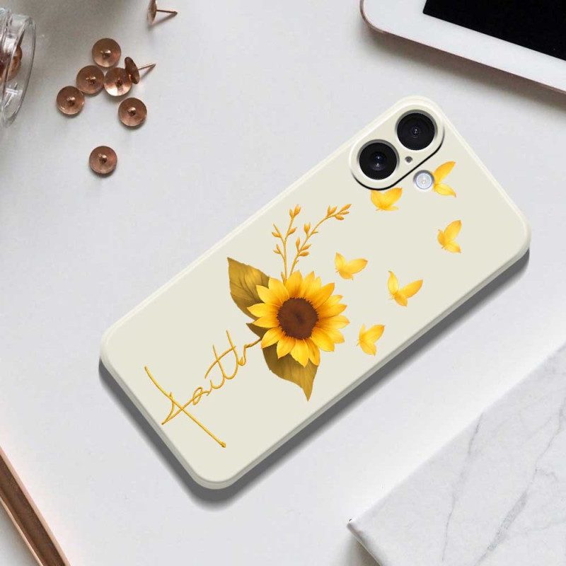 Skal iPhone 17 Flytande Silikonsolros