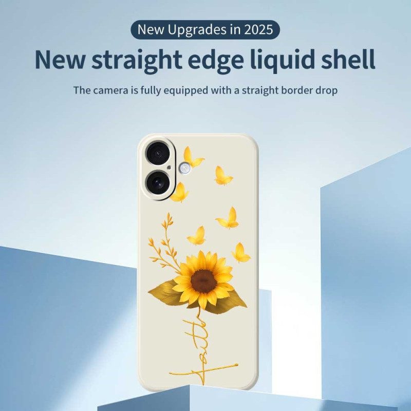 Skal iPhone 17 Flytande Silikonsolros