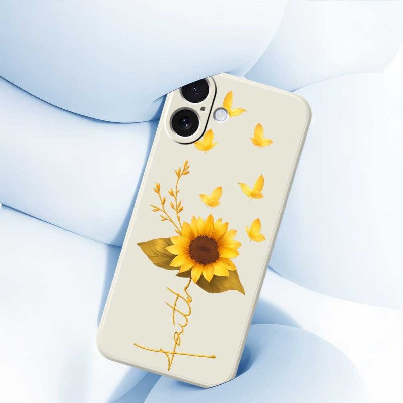 Skal iPhone 17 Flytande Silikonsolros