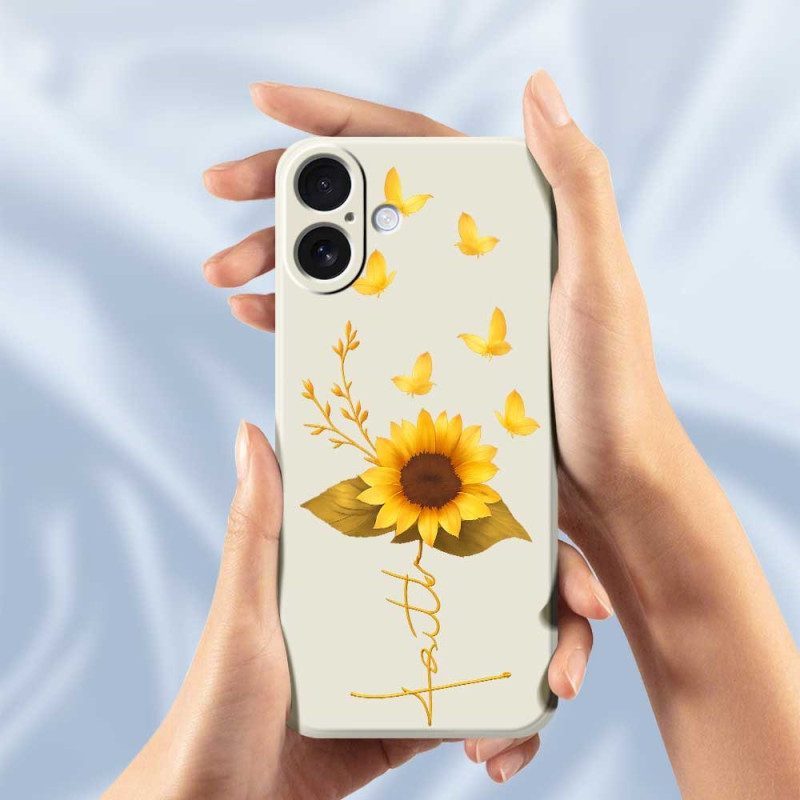 Skal iPhone 17 Flytande Silikonsolros