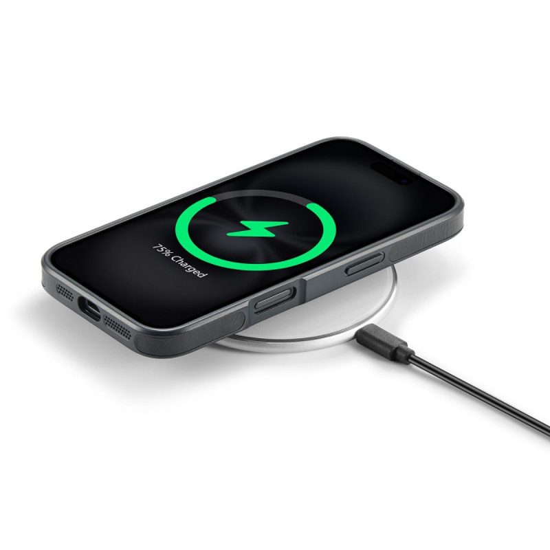 Skal iPhone 17 Magsafe Kompatibel Med Premium Leather Effect