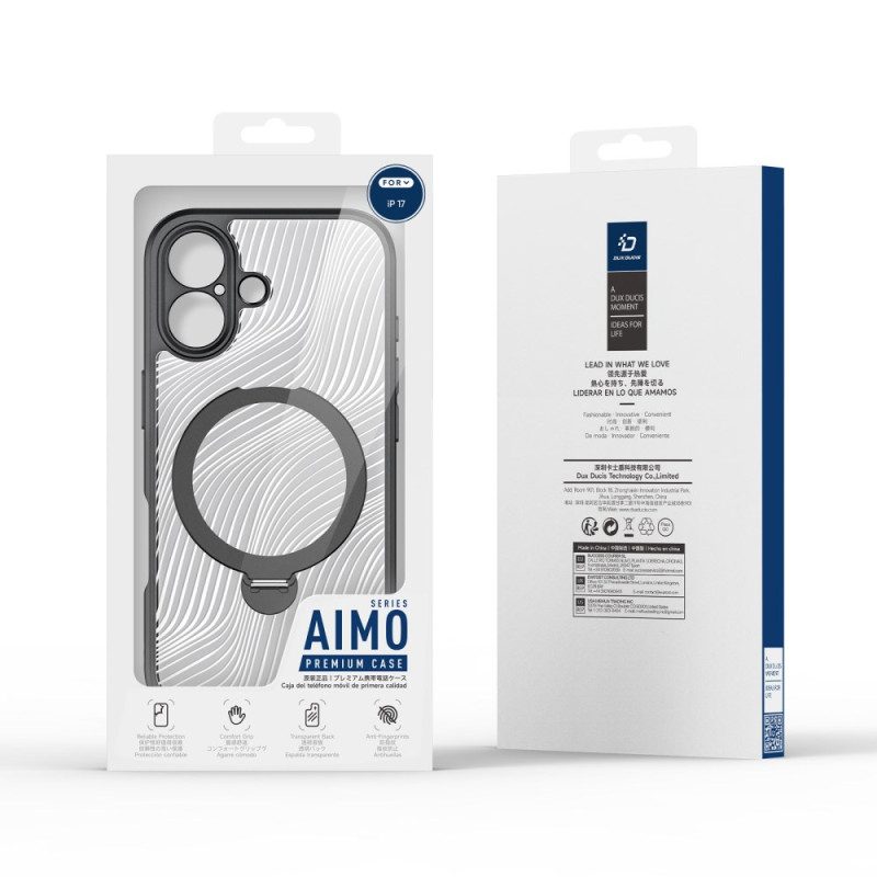 Skal iPhone 17 Magsafe Med Stativ Aimo Series Dux Ducis