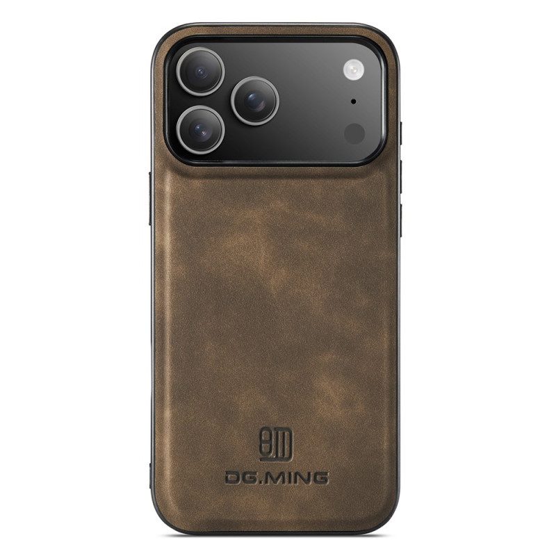 Skal iPhone 17 Pro Dg.ming Lädereffekt